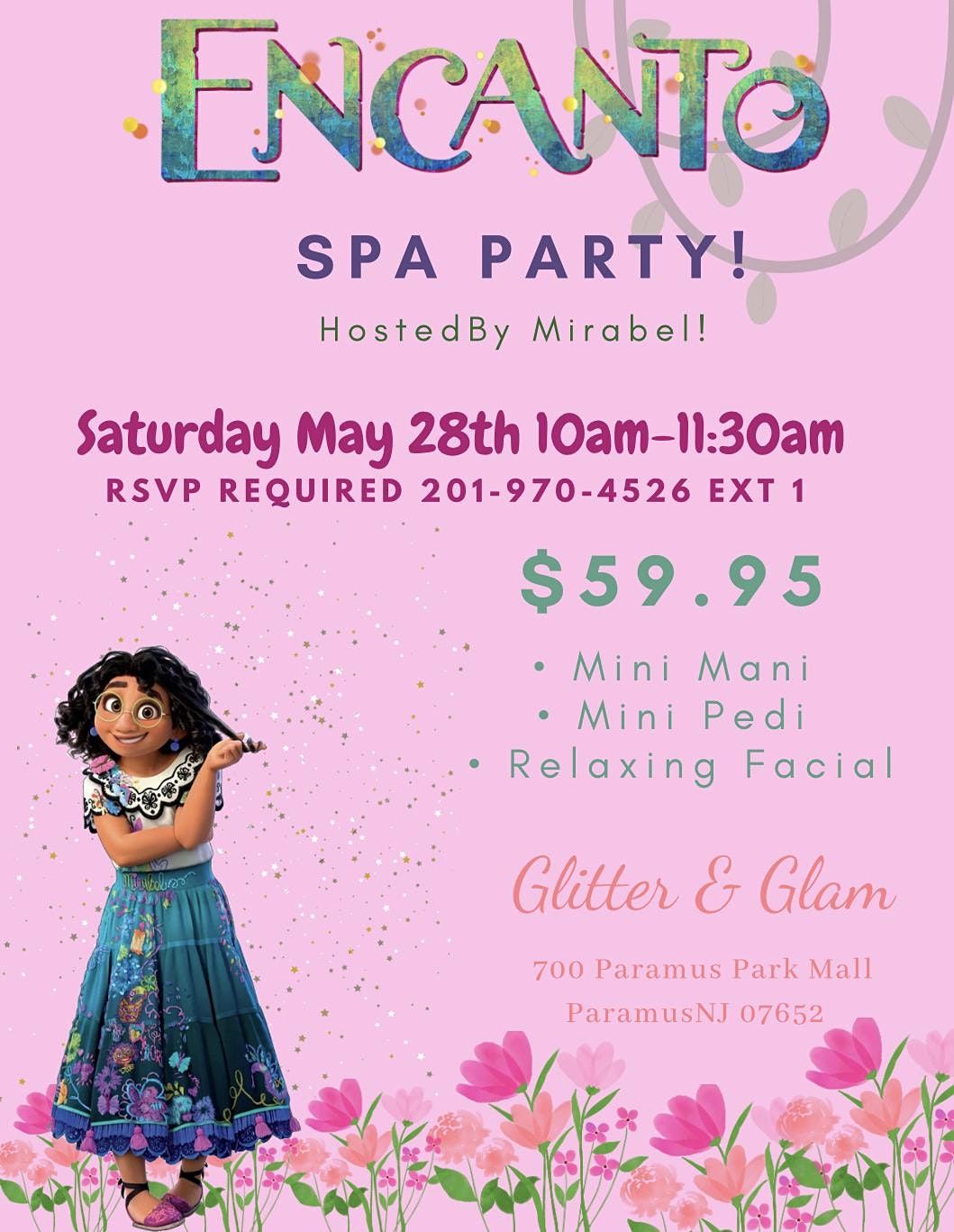 Encanto Spa Party!, Glitter & Glam, Paramus, 28 May 2022