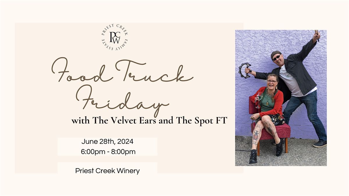 Food Truck Friday with Live Music by The Velvet Ears!