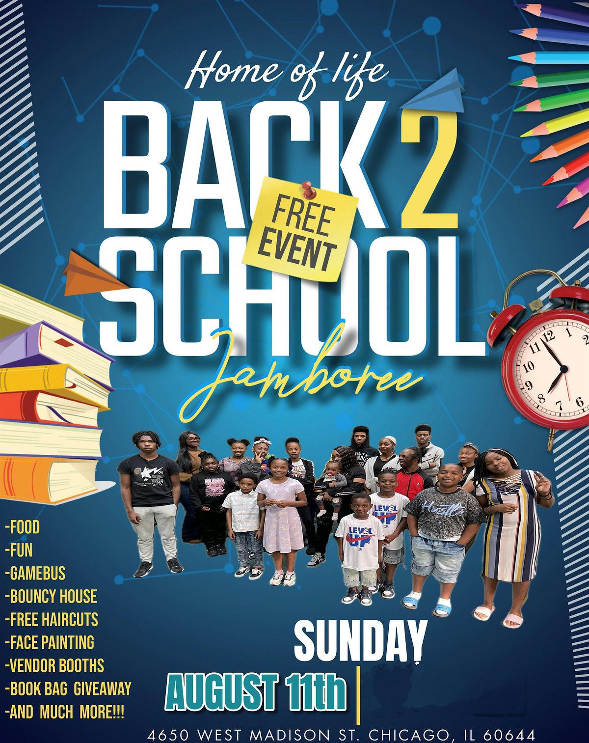 Home of Life Community Development Back to School Jamboree