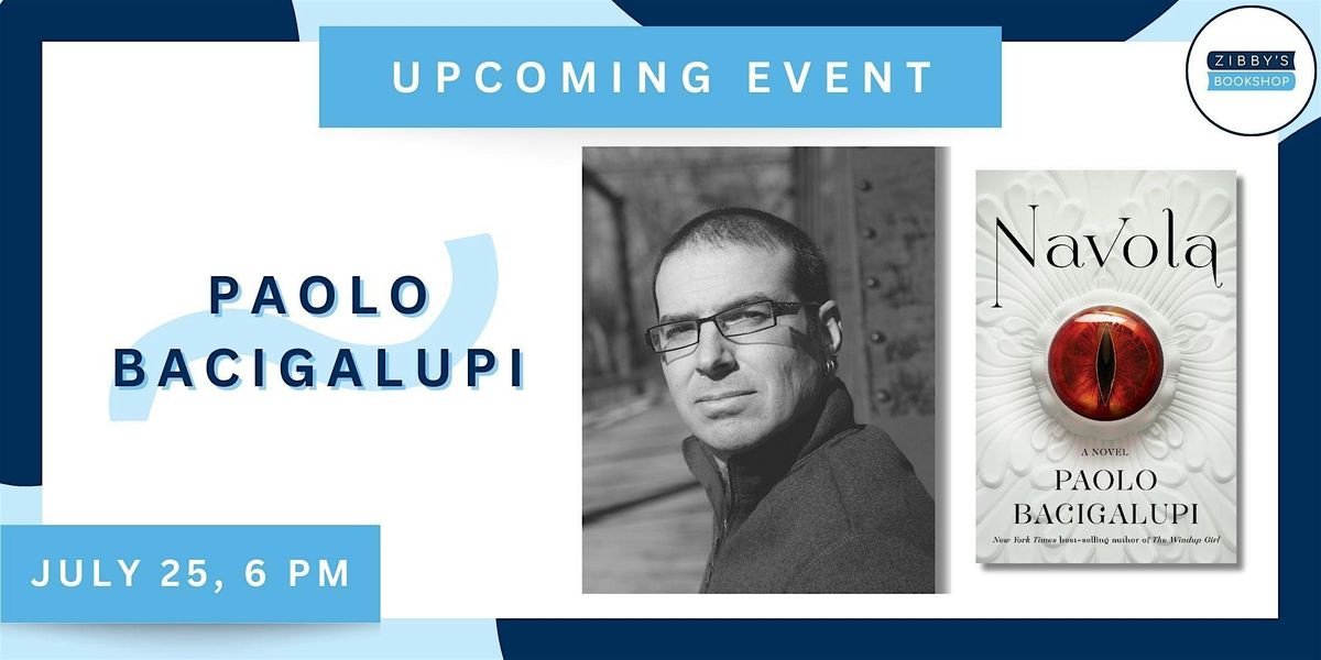 Author event with Paolo Bacigalupi