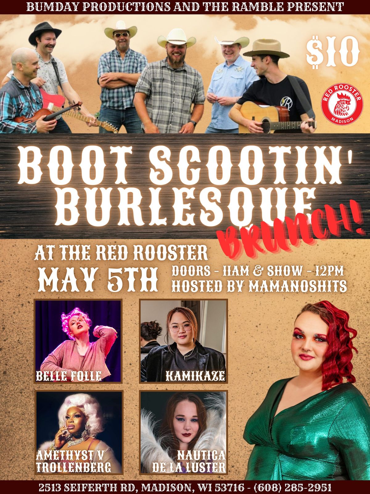 Boot Scootin' Burlesque BRUNCH EDITION feat. The Ramble