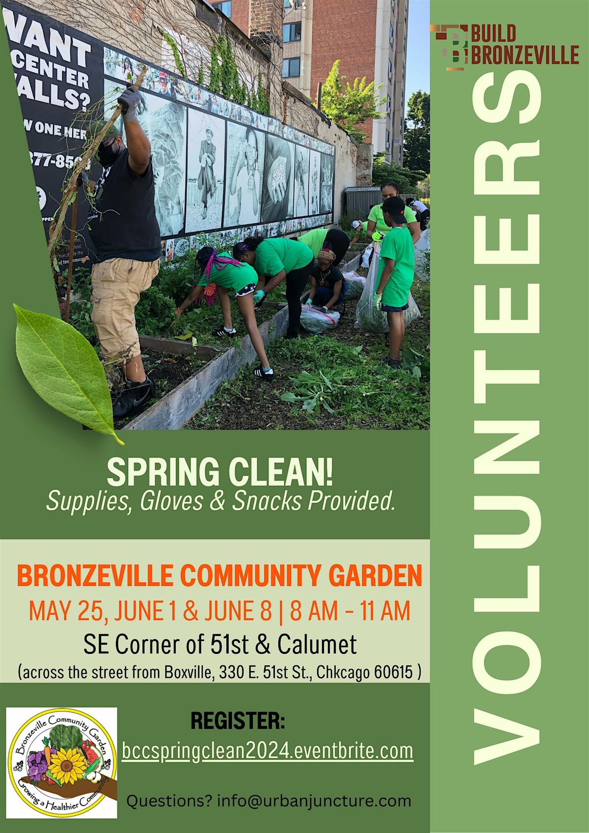 Bronzeville Community Garden Spring Clean Days