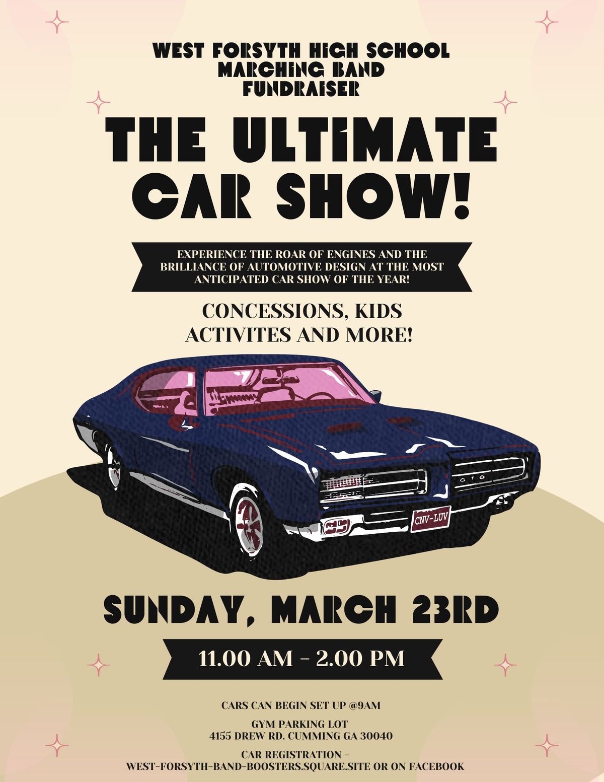 West Band Car Show Fundraiser 