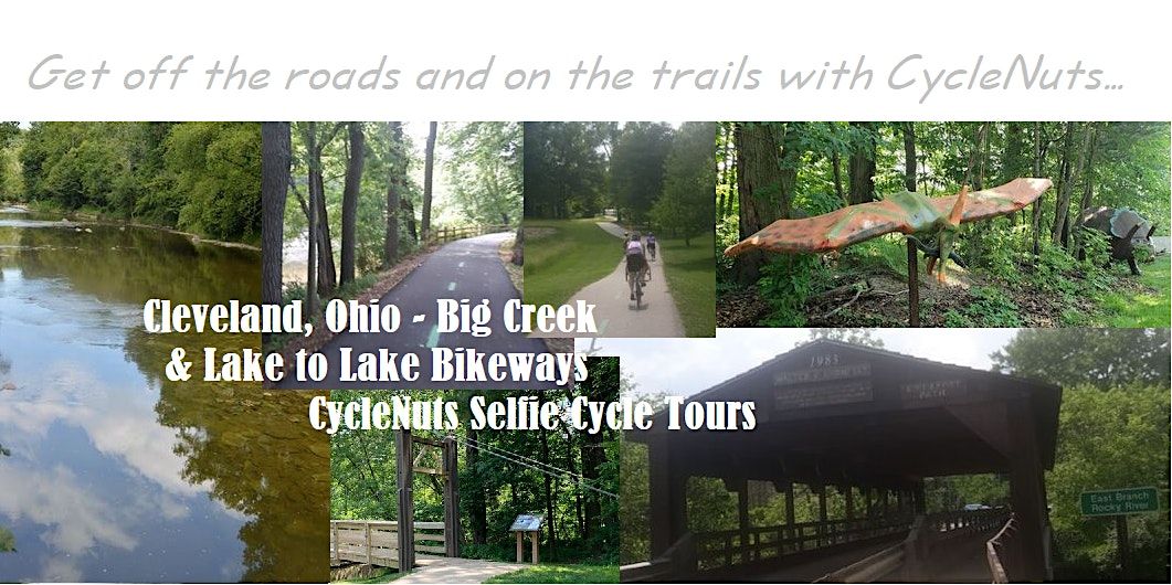 Big Creek \/ Lake-to-Lake Bikeway Selfie Cycle Tour - Cleveland to Berea, OH