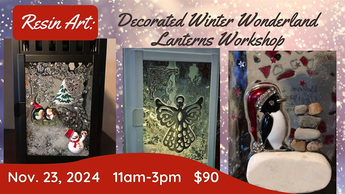 Resin Art: Winter Wonderland Lantern Workshop