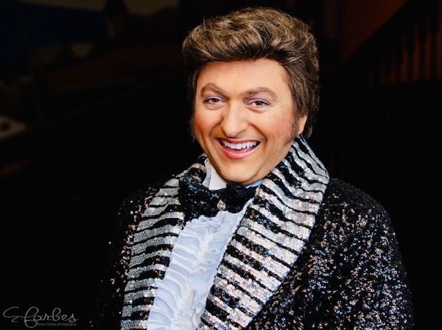 David Maiocco as Liberace at Sunshine Cathedral Center for the Performing Arts