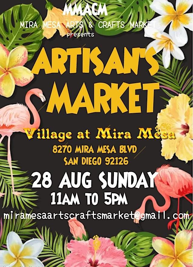Monthly Artisan's Market @Village at Mira Mesa