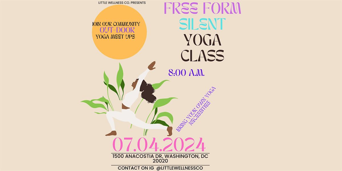 Free Form Silent Yoga Class