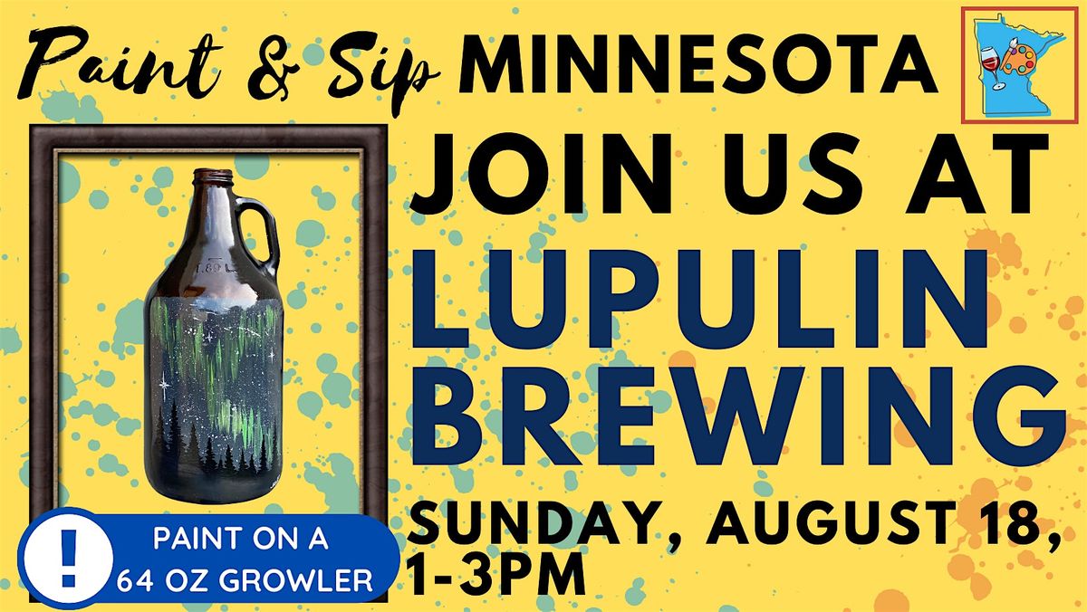 August 18 Paint & Sip at Lupulin Brewing