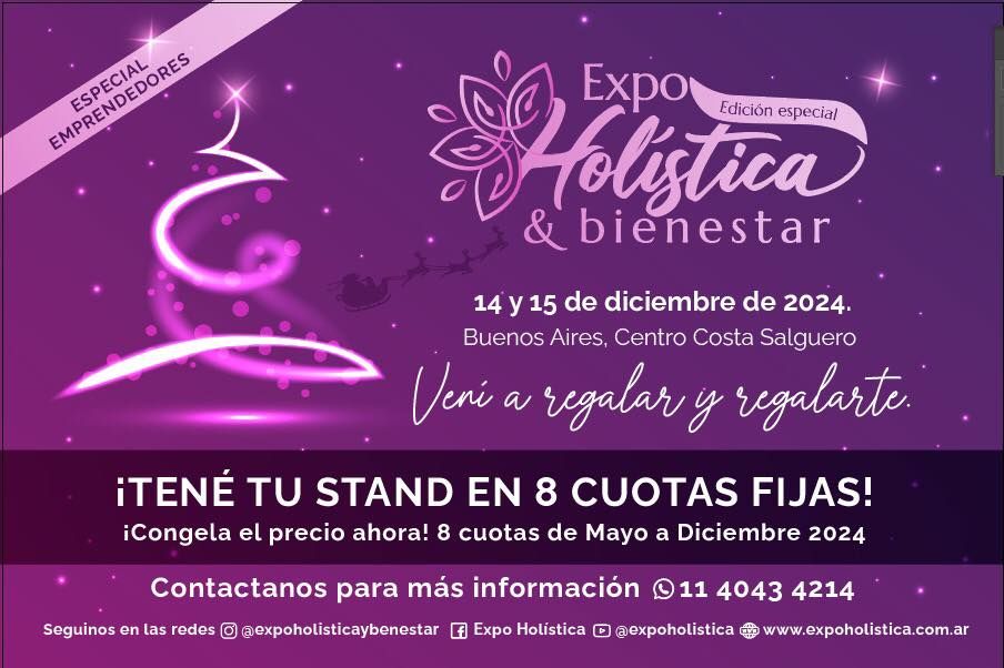 Expo Holistica & bienestar. Edici\u00f3n especial Navidad 