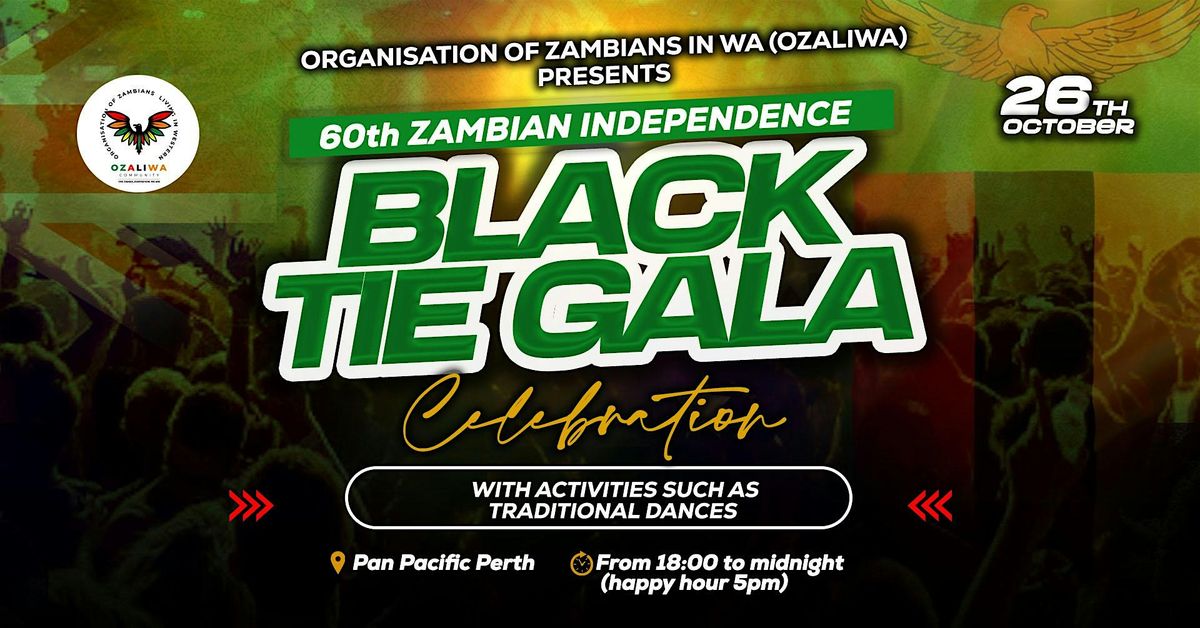 60th Zambian Indepence Black Tie Gala Celebration