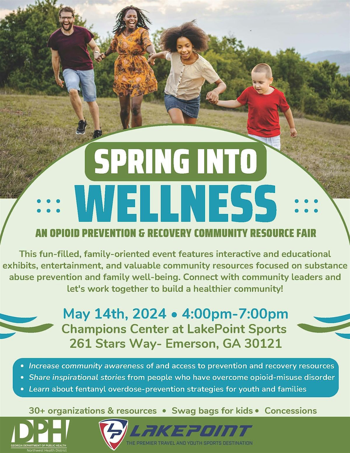 Spring into Wellness: Opioid Prevention & Recovery Community Resource Fair