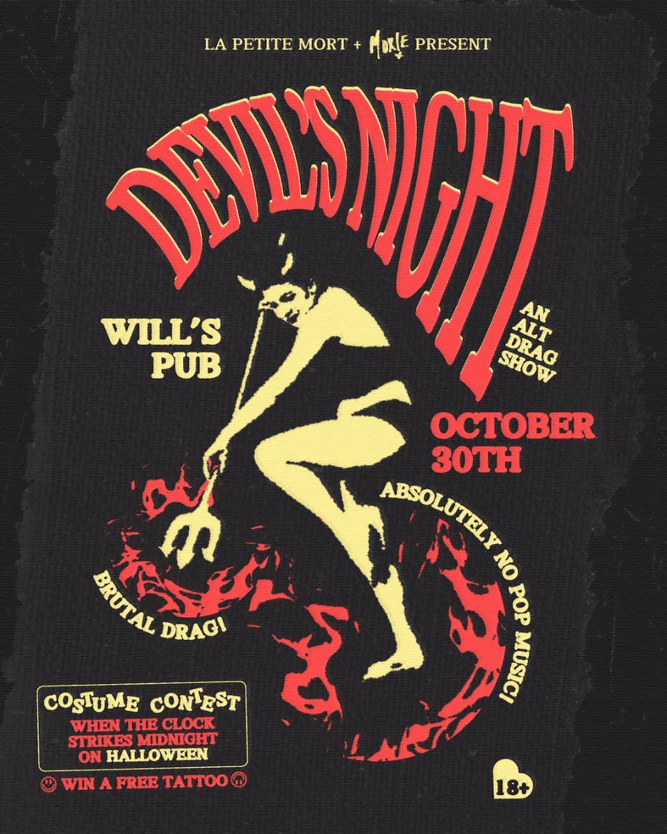 \u201cDEVIL\u2019S NIGHT\u201d An alternative drag show by La Petite Mort + MOX!E