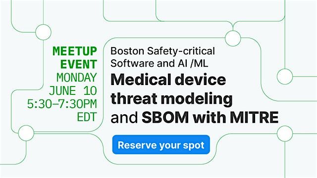 Medical device threat modeling and SBOM with MITRE
