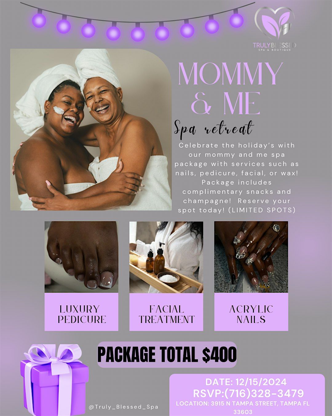 Mommy & Me Spa Retreat