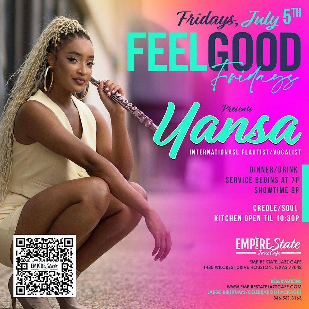 7\/5  - Feel Good Fridays with Yansa