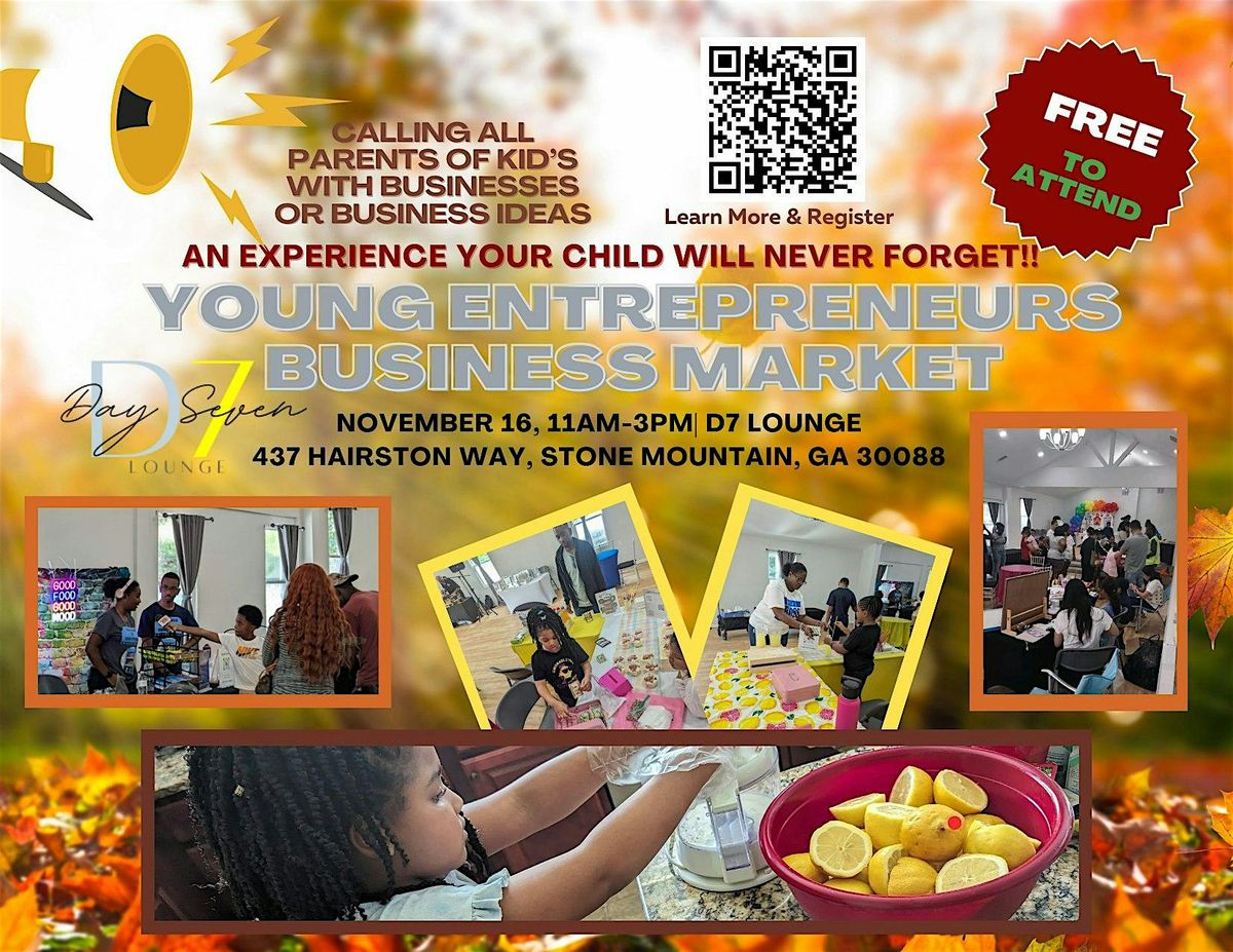 Fall Children's Business Market!