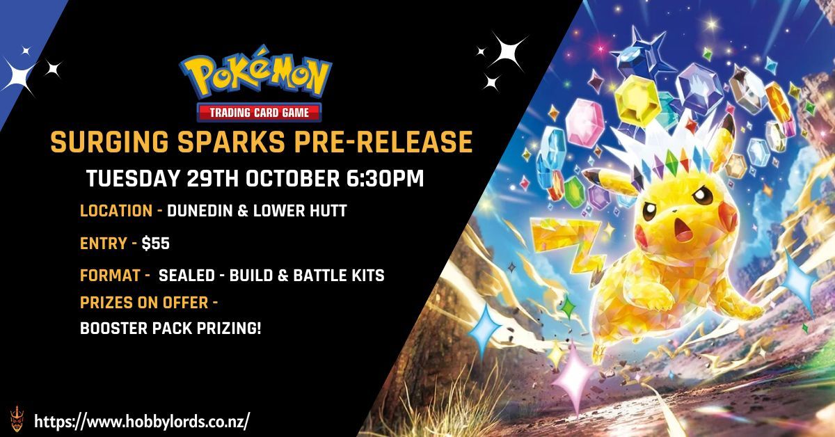 Pokemon - Surging Sparks Pre-Release!