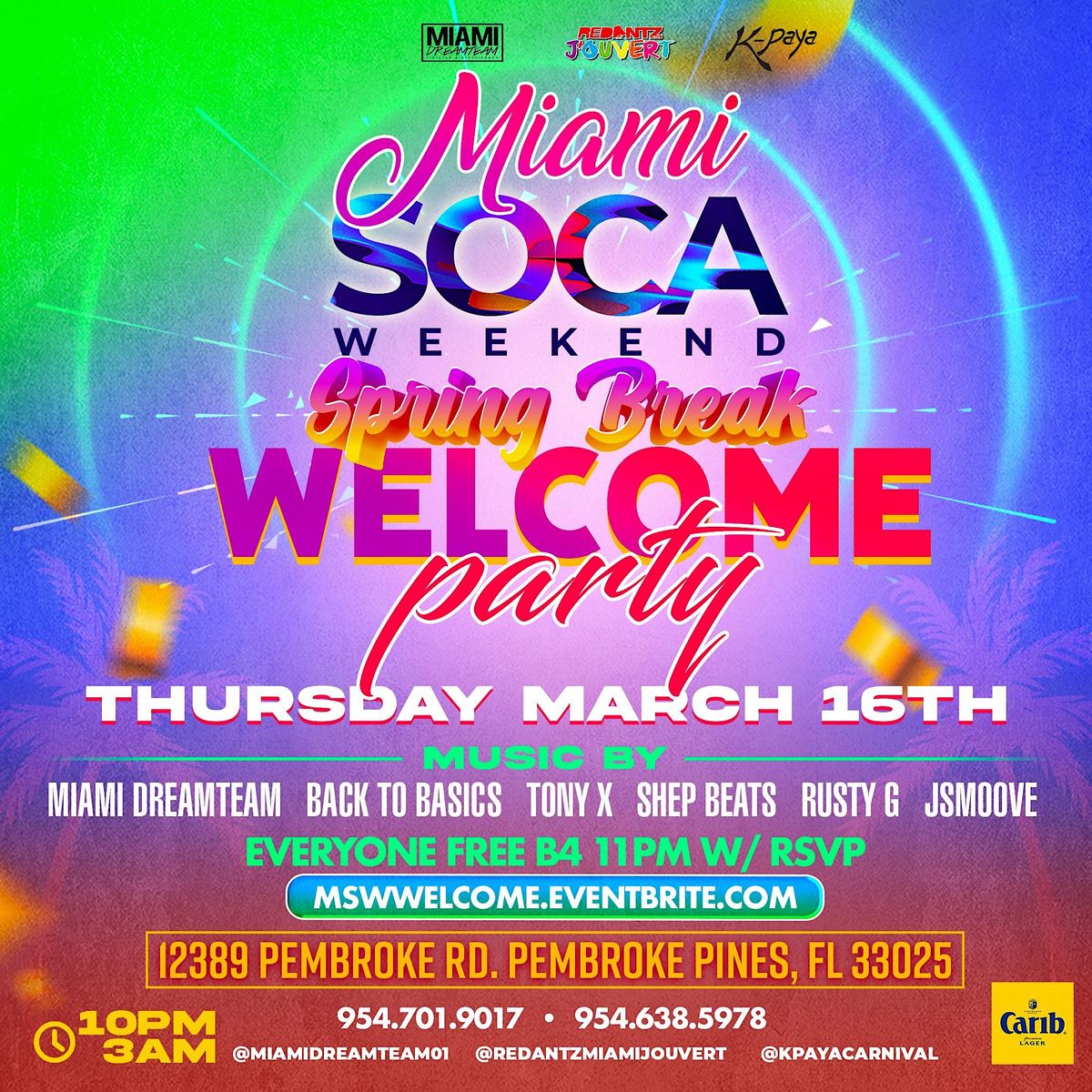 MIAMI SOCA WEEKEND WELCOME PARTY