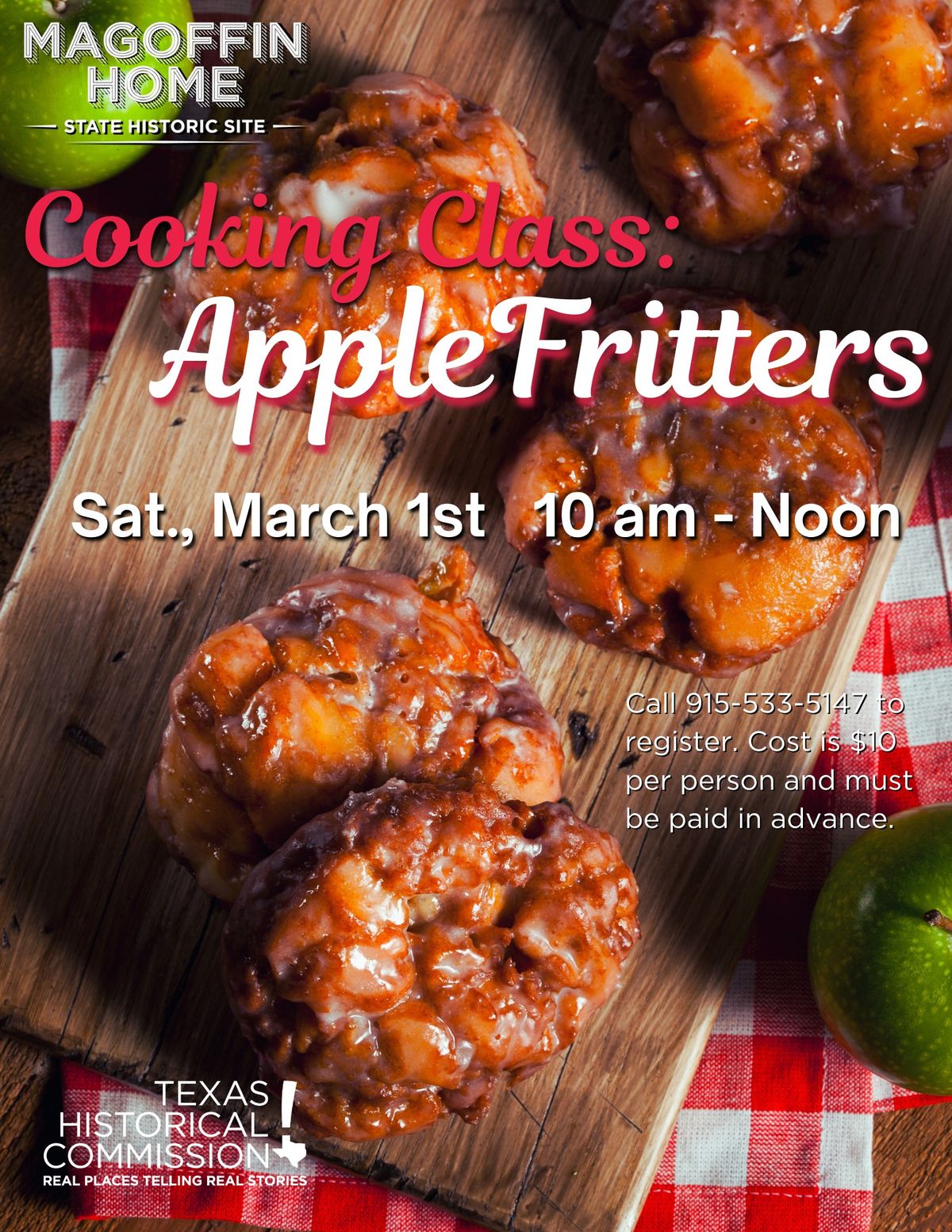 Historic Cooking Class: Apple Fritters