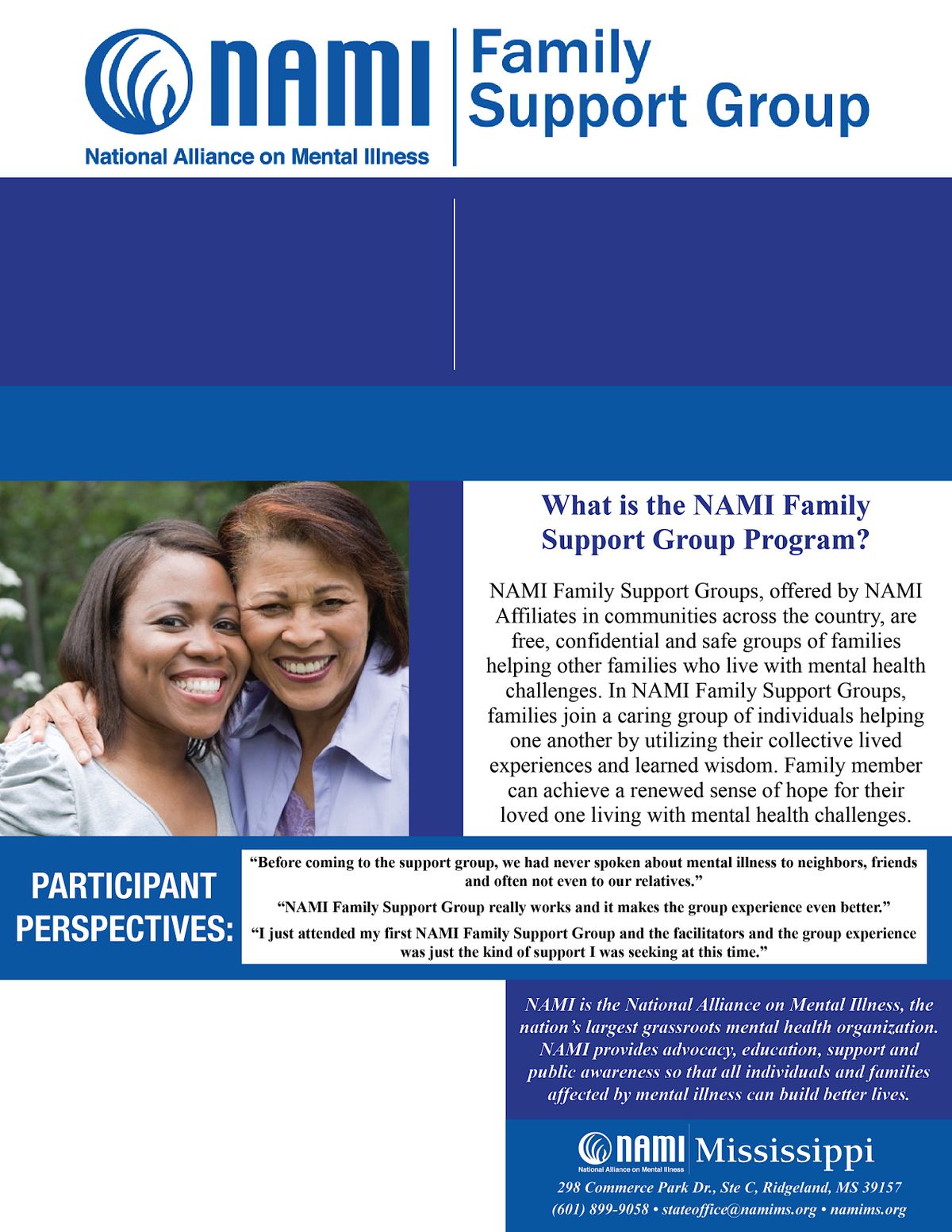 NAMI Central Mississippi Family Support Group (Hybrid)