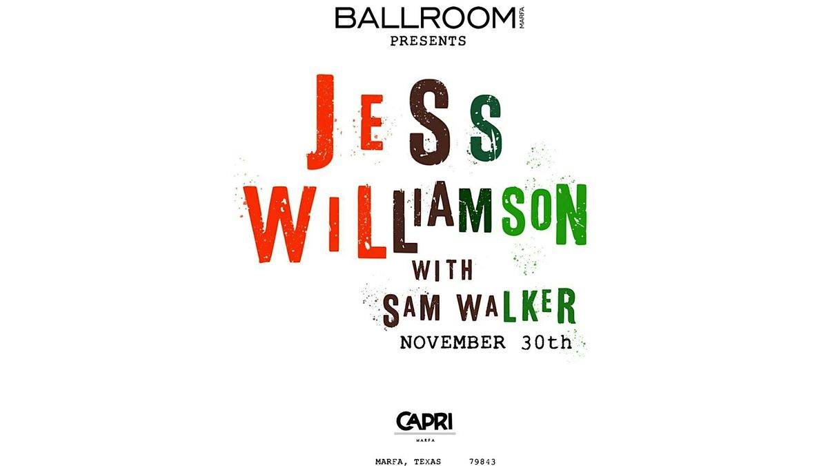 Ballroom Marfa Presents: Jess Williamson