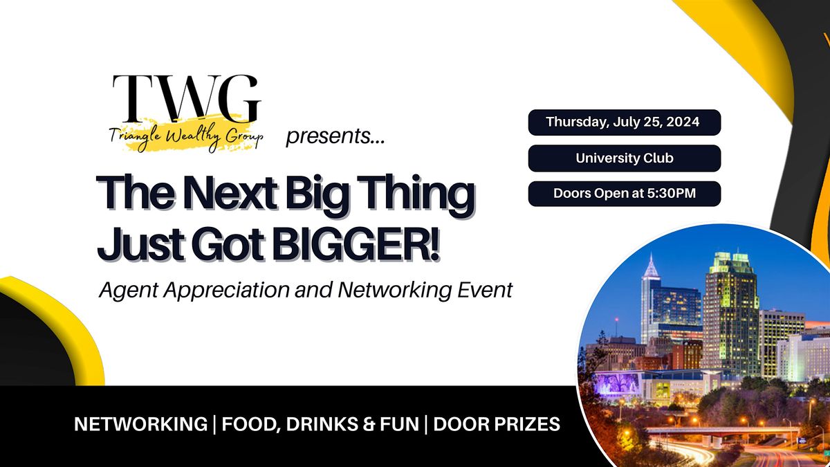 Agent Appreciation And Networking Event