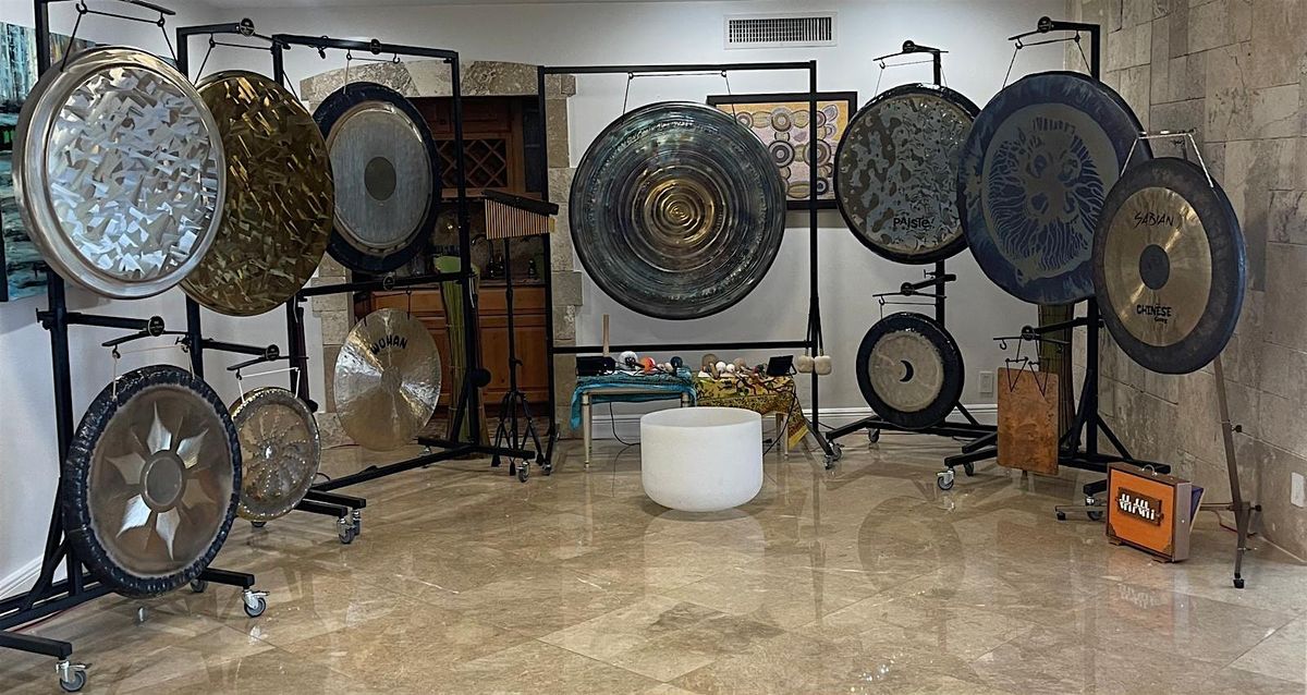 Sacred Sound Healing Gong Bath by 1111 Gong  at ART IN THE ATRIUM