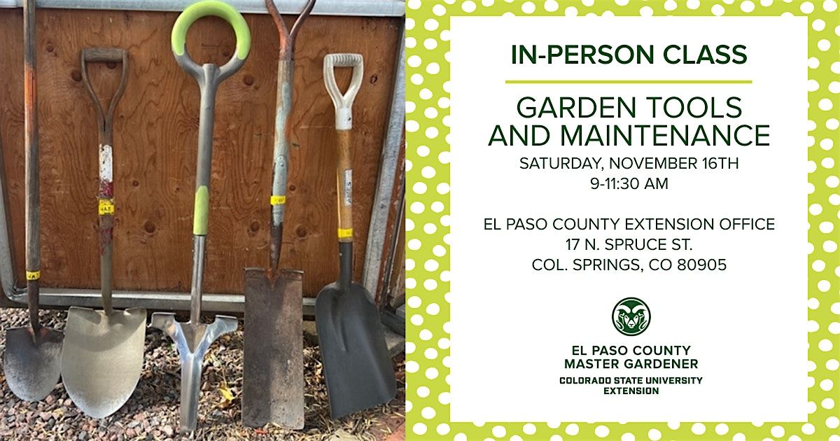 Garden Tools and Maintenance