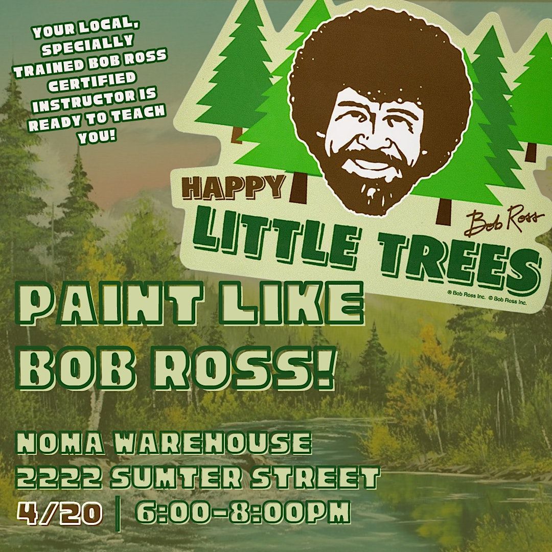 Happy Little Trees: Bob Ross Painting Class