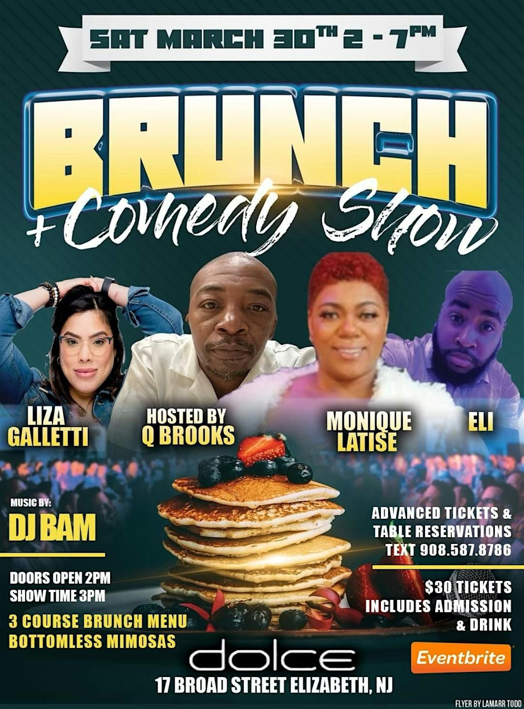 BRUNCH & COMEDY SHOW | LIVE DJ  & AFTERPARTY