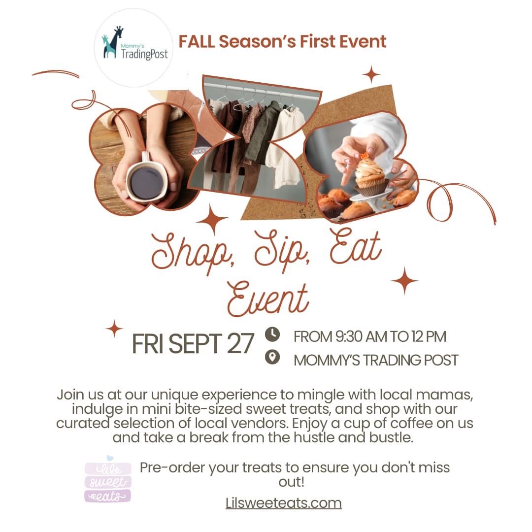 Shop, Sip, Eat Event