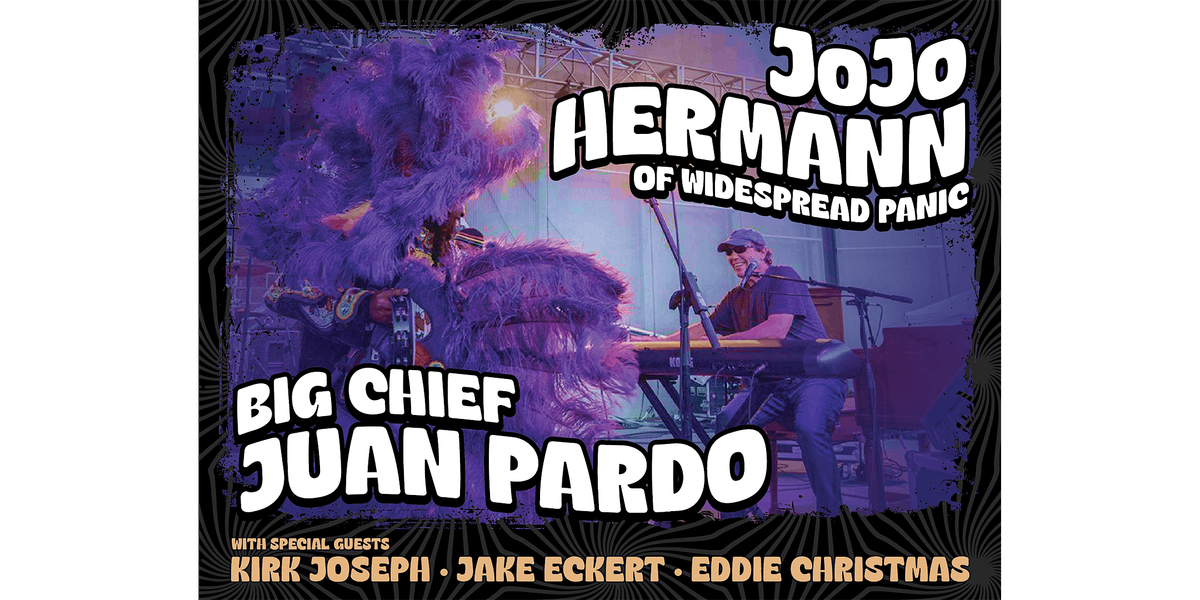 JoJo Hermann (of Widespread Panic) and Big Chief Juan  Pardo