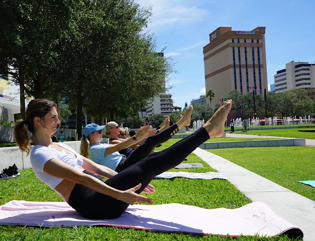 Pilates in the Park with BODYBAR Pilates - Thursdays 6pm, Donation Only