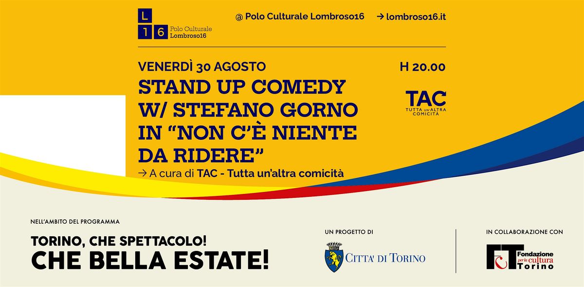 Stand up comedy w\/ Stefano Gorno | ROOFTOP Summer