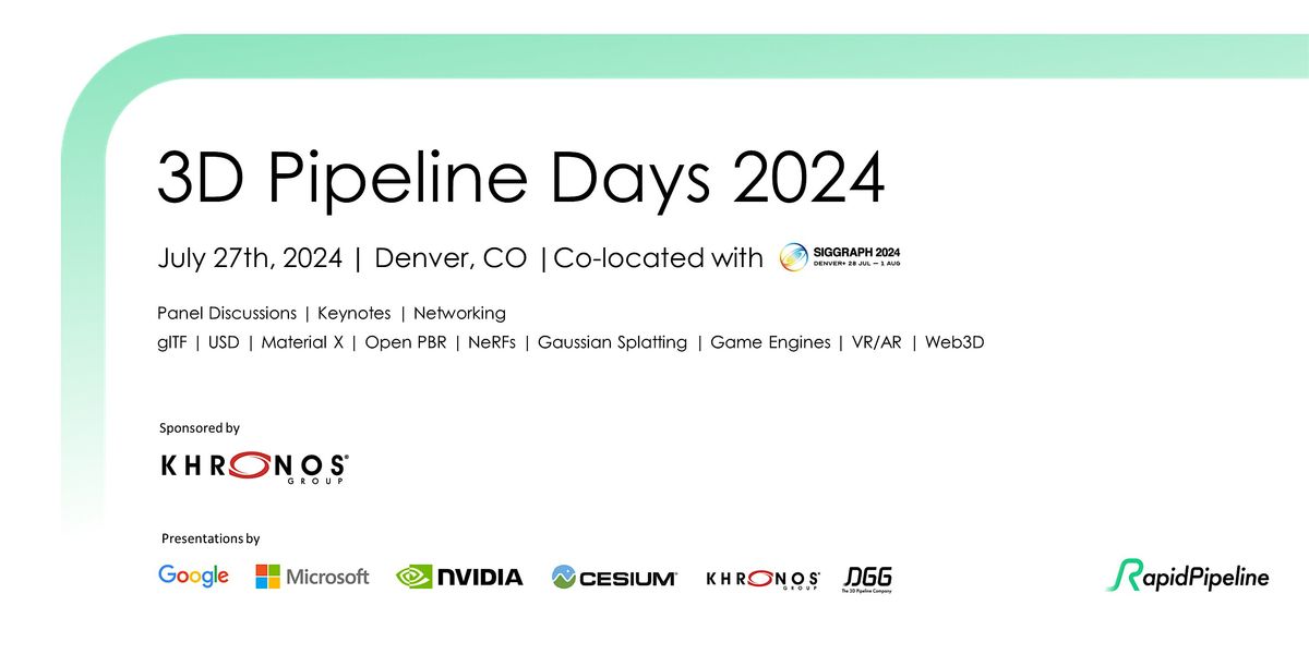 3D Pipeline Days 2024 - North America