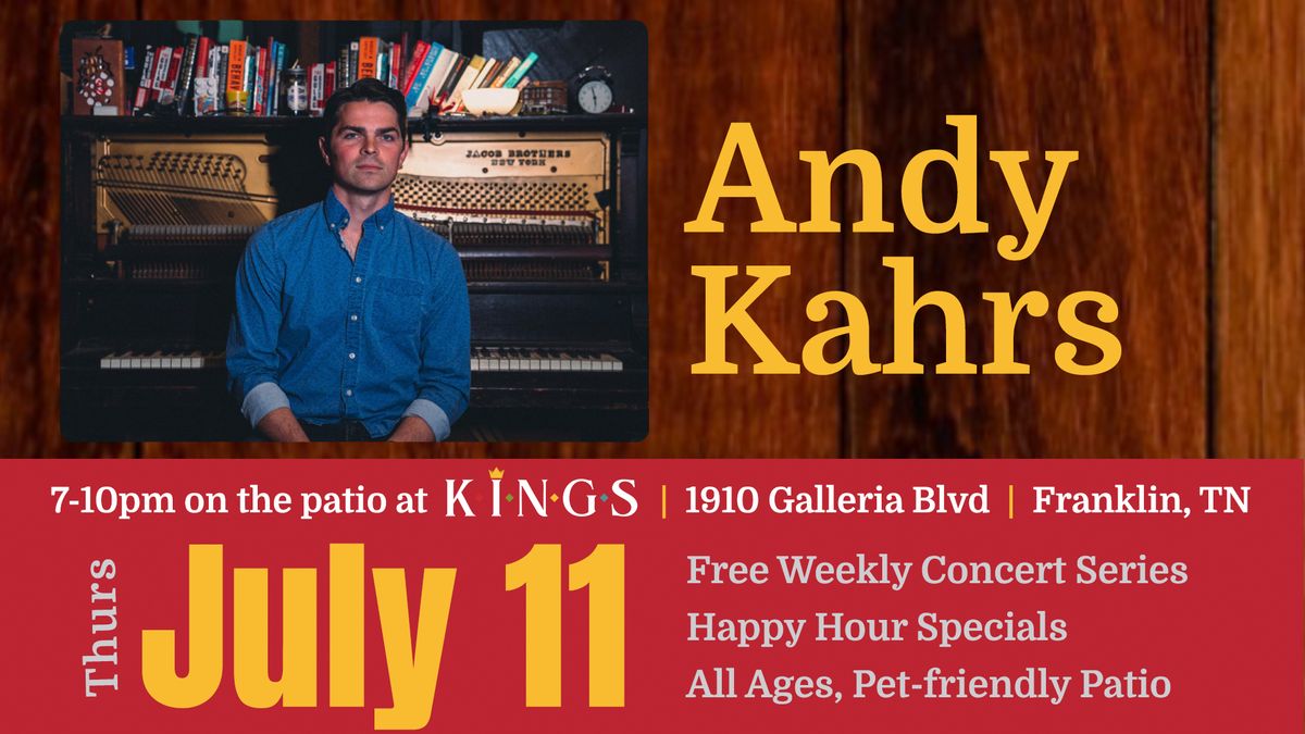 Live Music on the Patio ft. Andy Kahrs