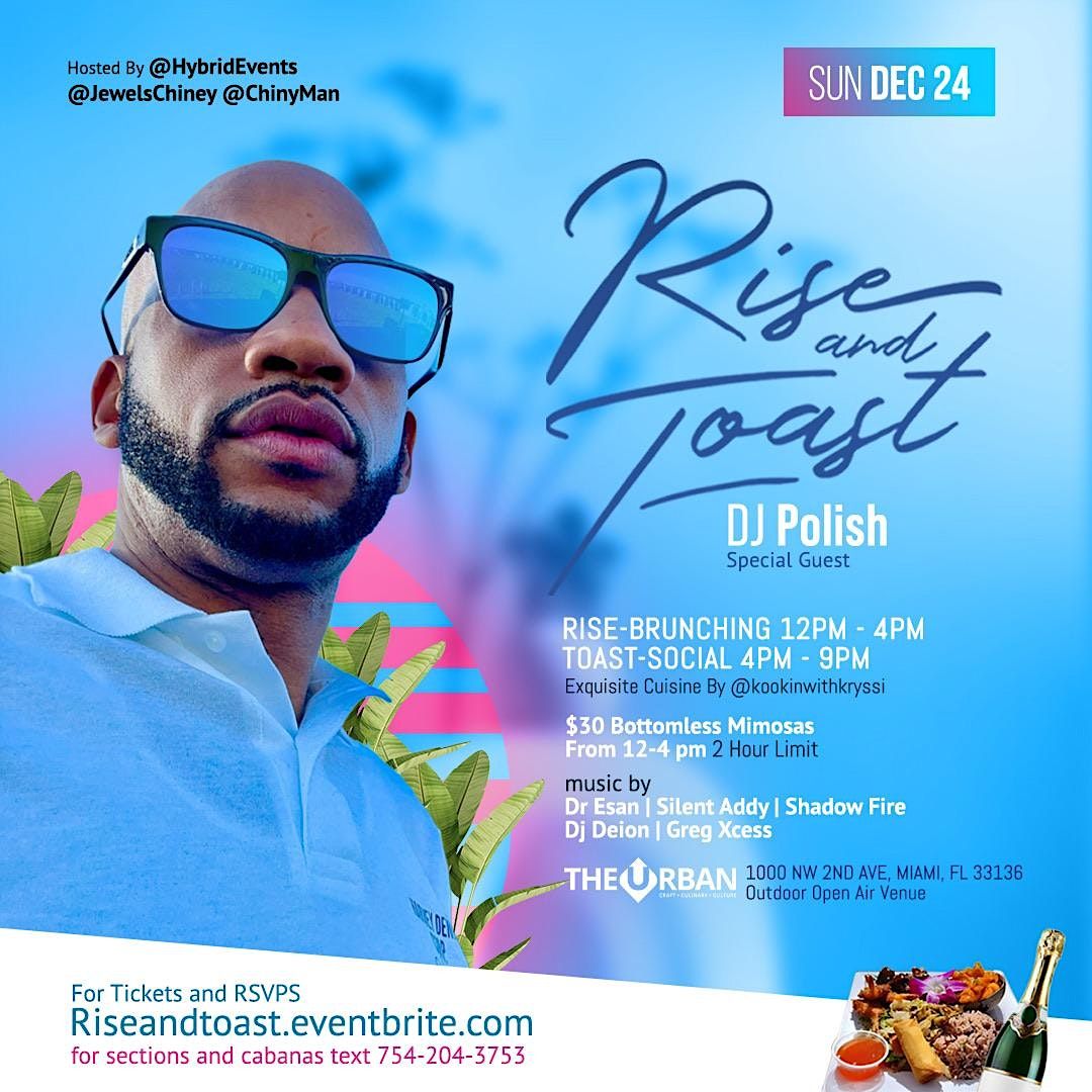 THIS SUNDAY RISE AND TOAST | CHRISTMAS EVE | #1 CARIBBEAN BRUNCH  PARTY