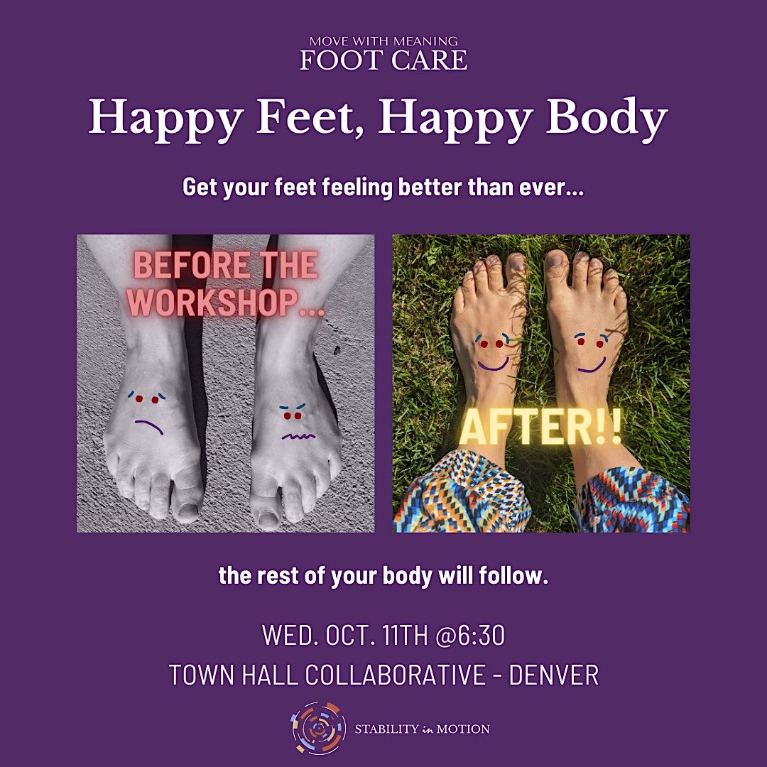 Happy feet - Happy body! Massage therapists teach you to free your feet.