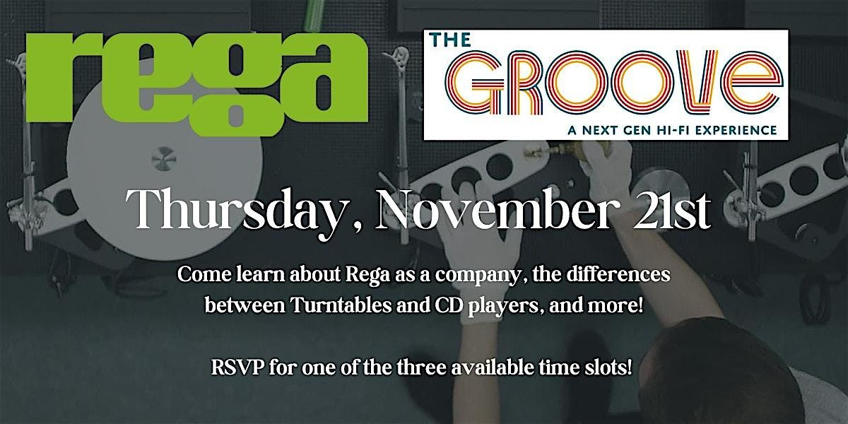 The Groove OKC presents: Rega Research