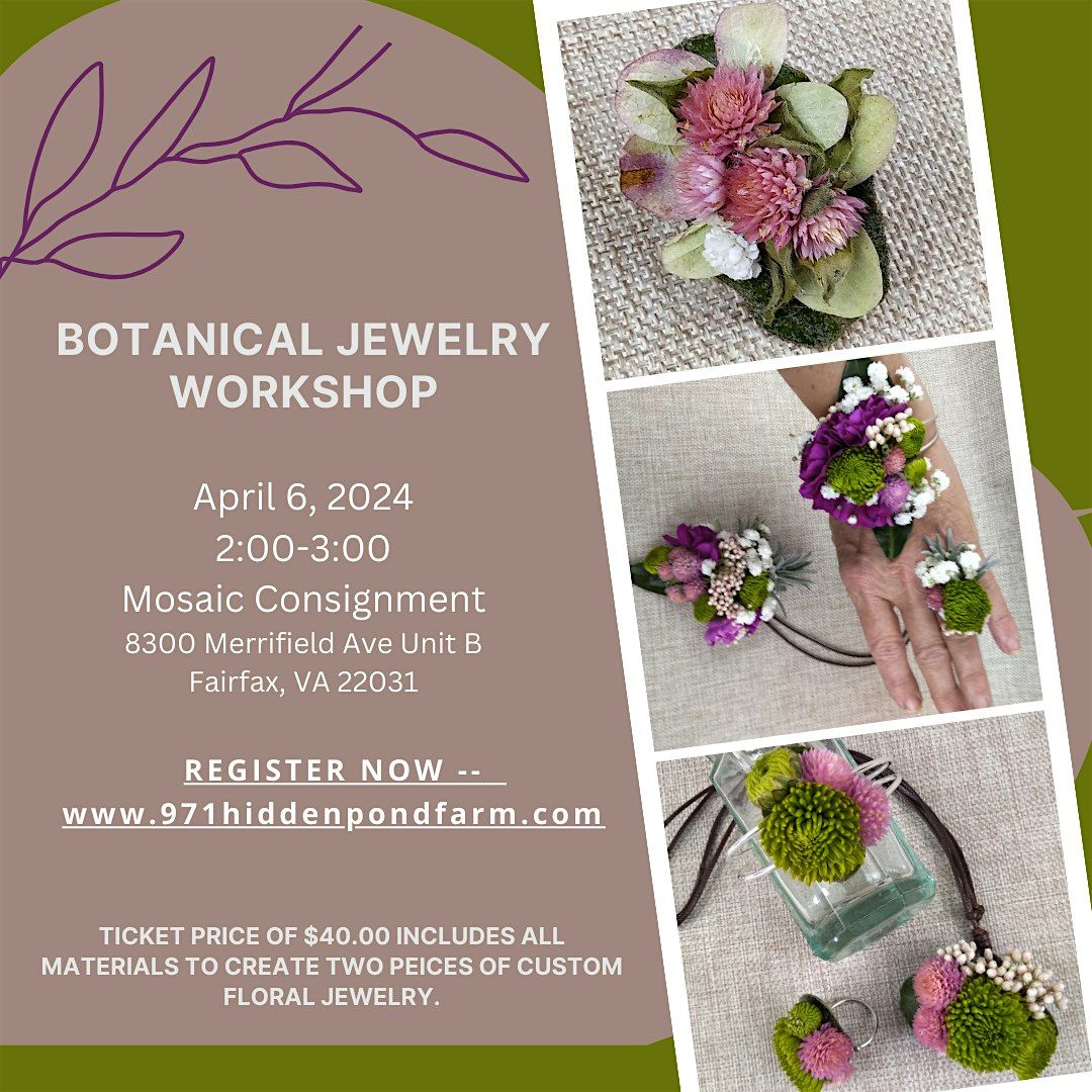Botanical Jewelry Workshop