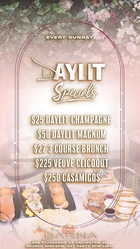 DAYLIT SUNDAYS BRUNCH @ DARNA