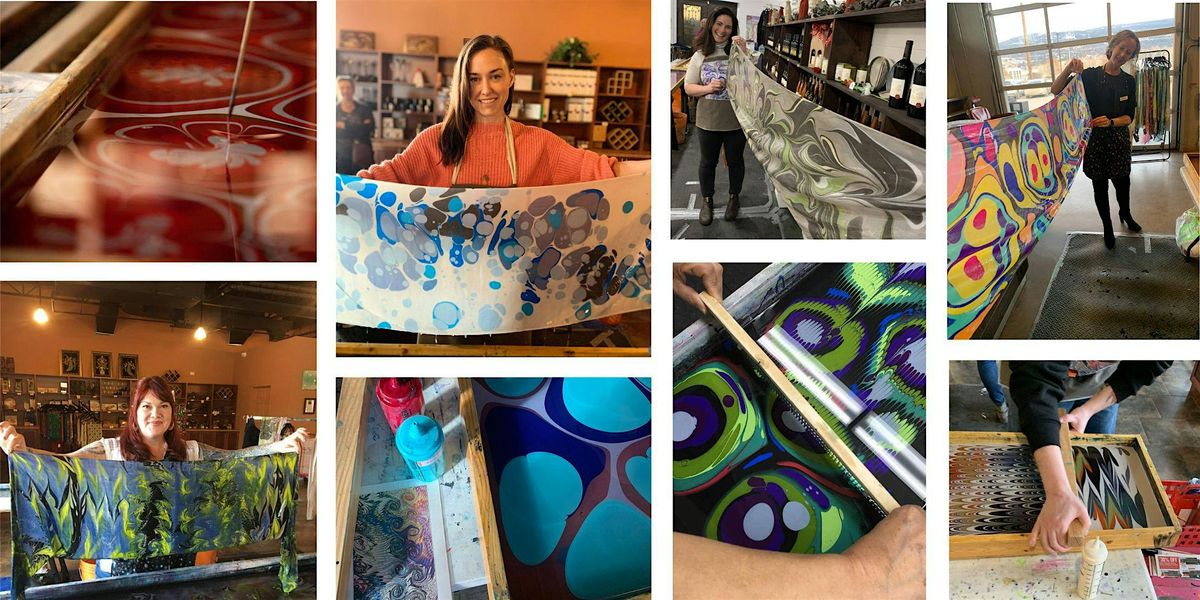 Create a Silk Scarf, SIP & DIP Workshop- WEST KELOWNA