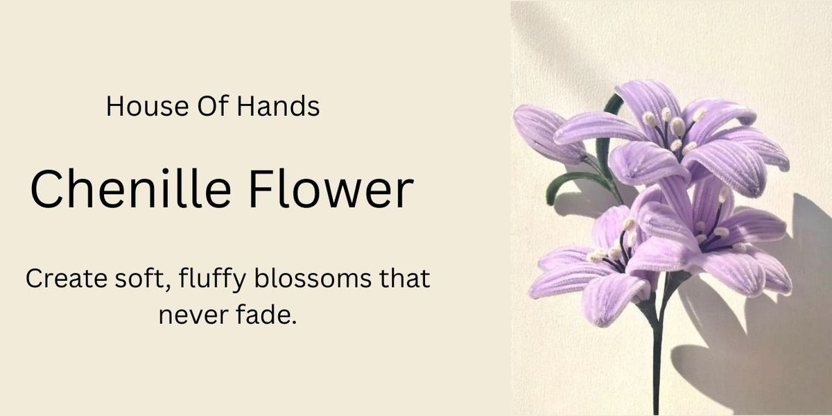 Chenille Flower