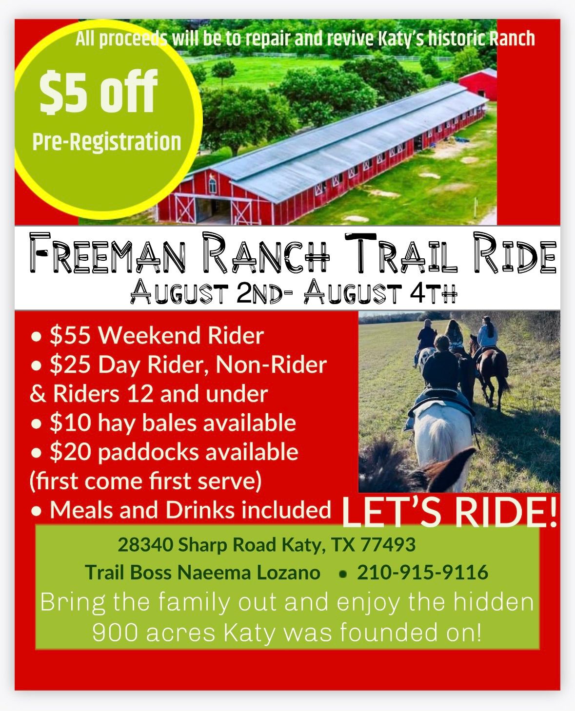 Freeman Ranch Trail Ride
