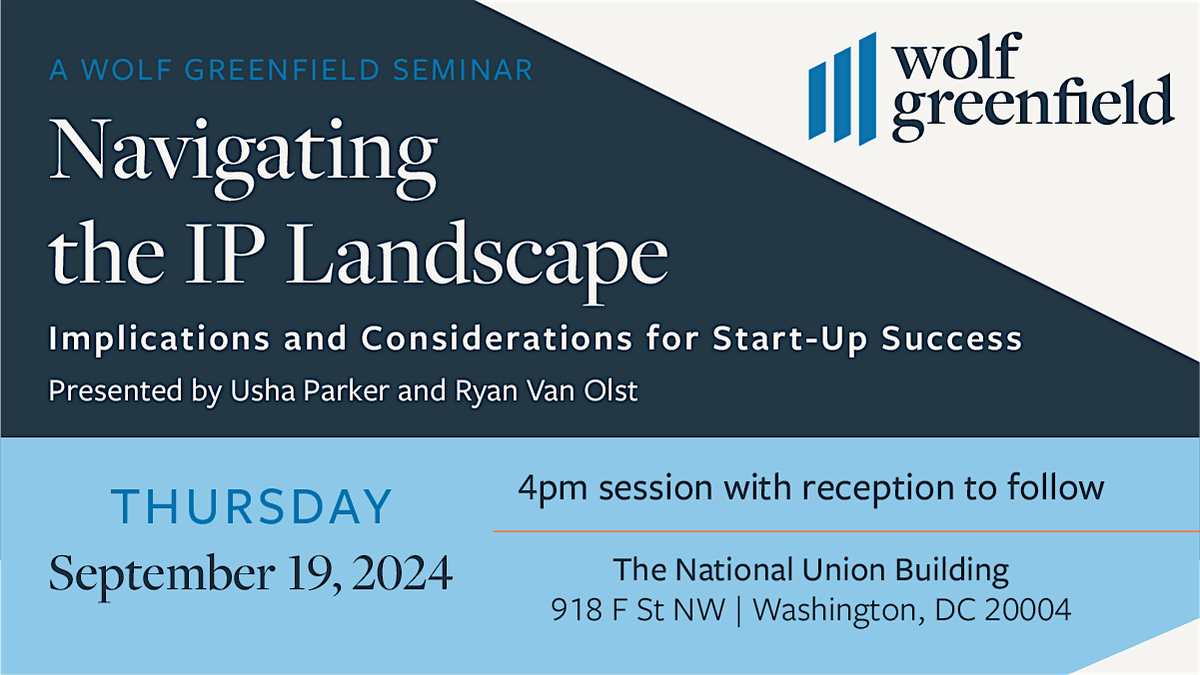 Navigating the IP Landscape & Start-Up Success