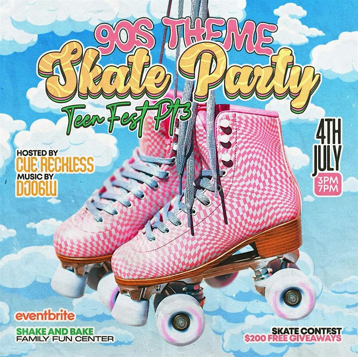 Teen Fest Pt 3 90\u2019s Theme Skate Party
