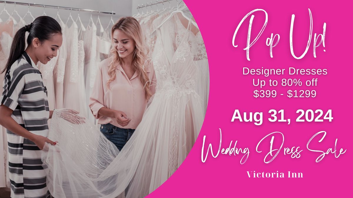 Winnipeg Pop Up Wedding Dress Sale
