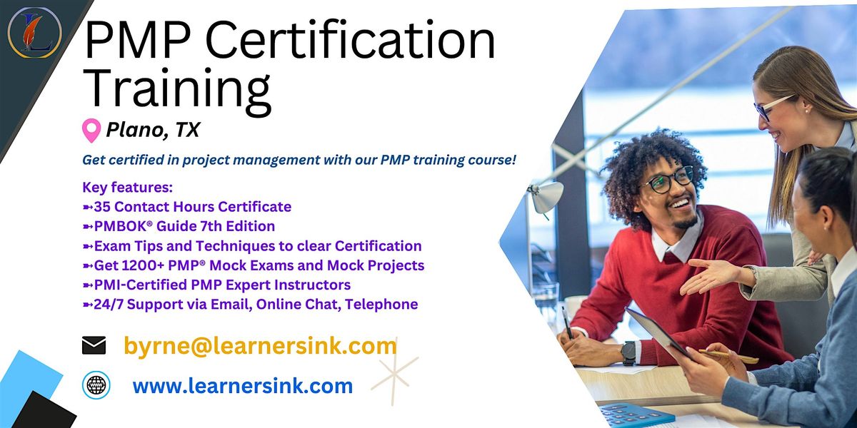 Confirmed 4 Day PMP exam prep workshop in Plano, TX