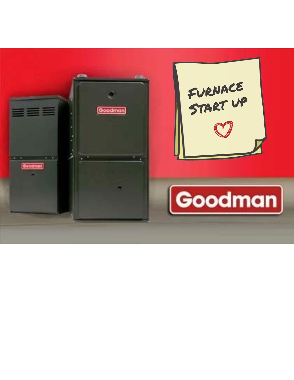 New Goodman furnace  and control boards